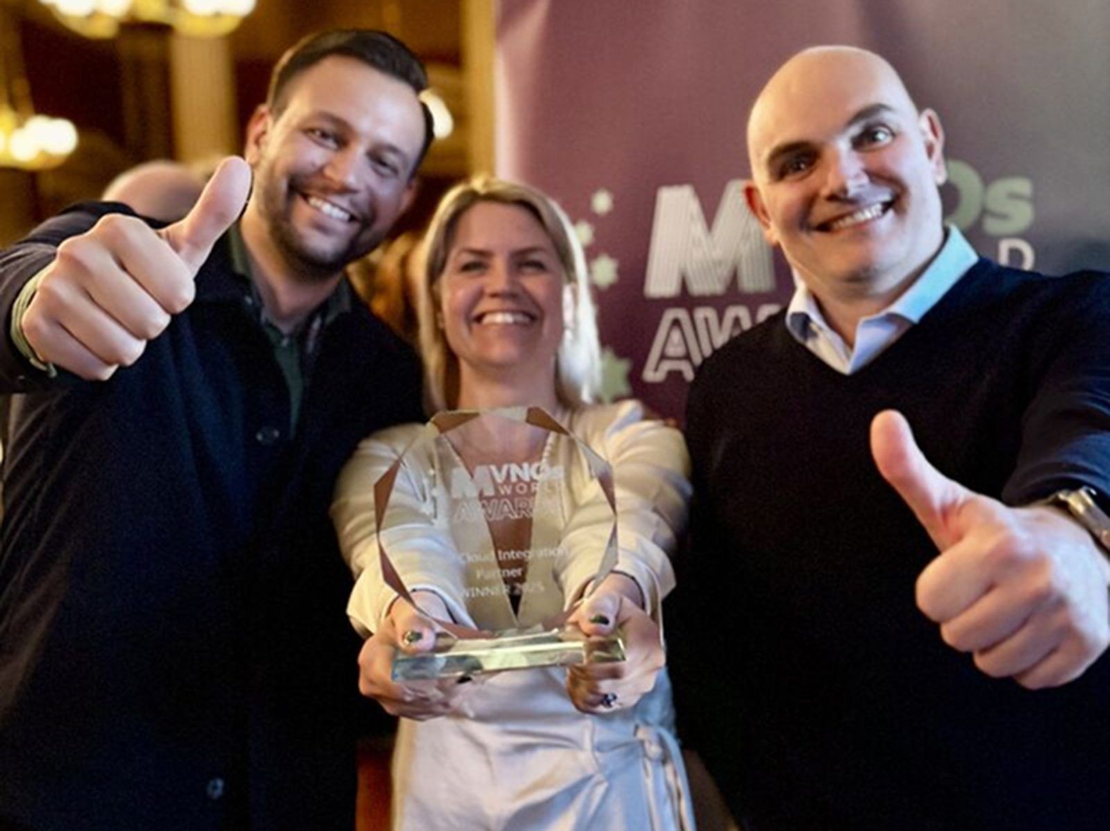 From the left: Sebastian Stecki (VP of Marketing and Communications), Martina Klingvall (CEO), Jean-Luc Gerard (VP of Sales)
